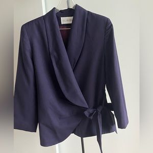 JH Collectibles wool jacket blazer royal 👸 purple lined stylish sz 10